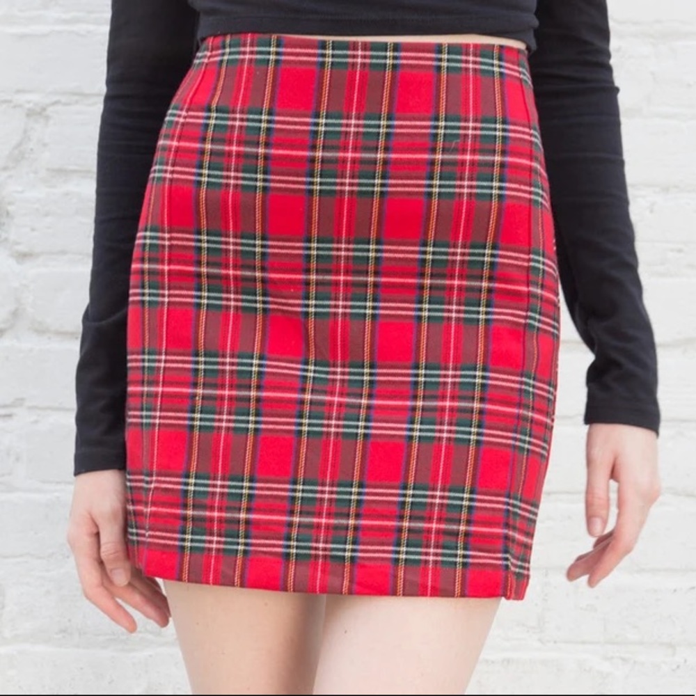 Brandy Melville red cara skirt